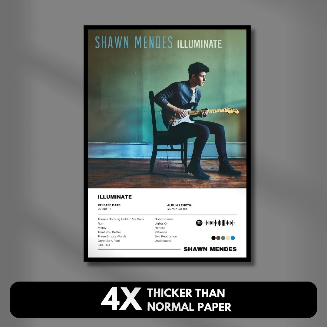 Shawn Mendes Posters (A4, Set of 6) Light Aesthetic