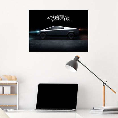 Cybertruck | Tesla Poster | Car Poster