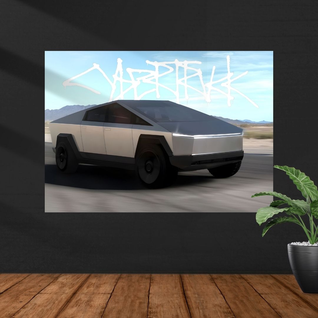 Cybertruck | Tesla Poster | Car Poster