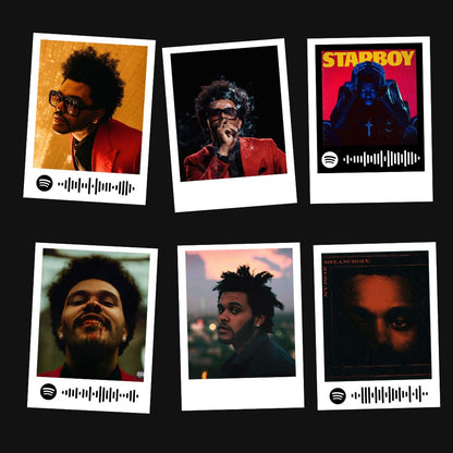 Weeknd Polaroids Combo | Spotify Polaroids